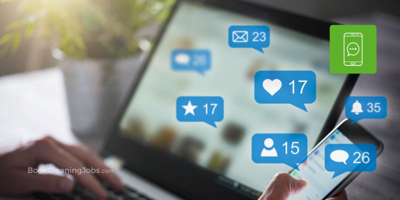 Social media management for cleaning companies like carpet cleaners, house cleaners, and more